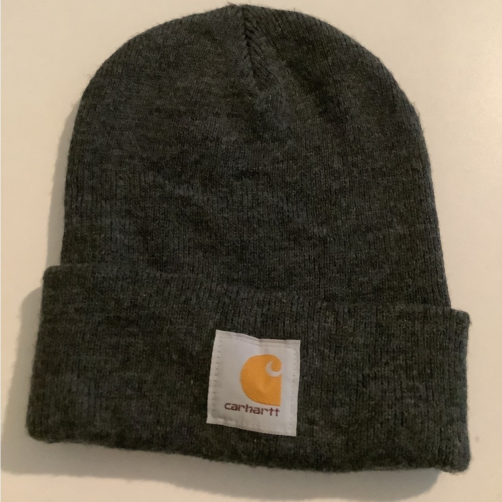 Carhartt Charcoal Knit Hat - Picture 1 of 4